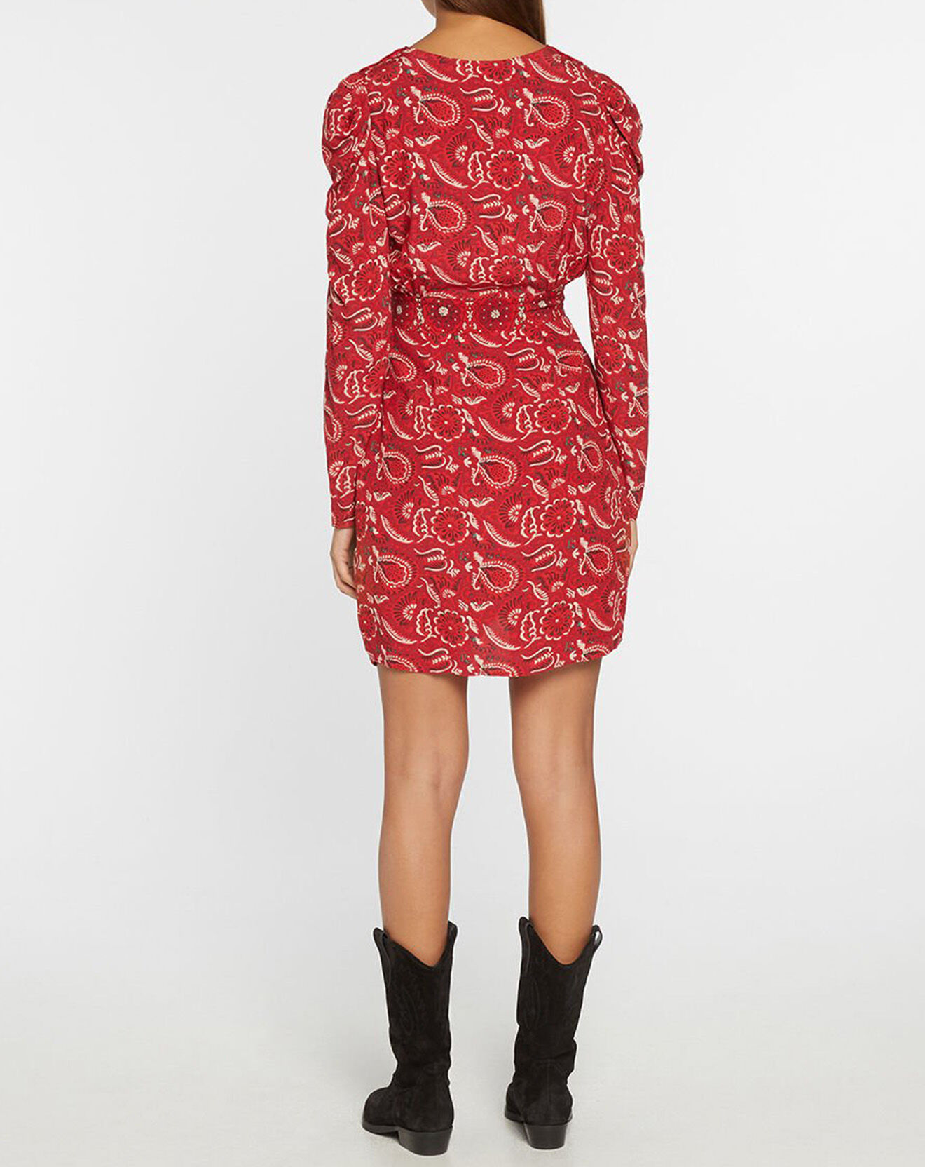 Suncoo Robe Cennet imprimée rouge