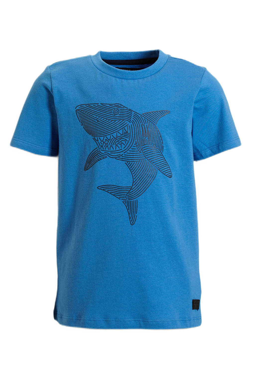 Orange Stars T-shirt Piet met printopdruk blauw