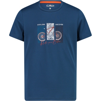 CMP Boys Stretch T-Shirt Ocean Kinder