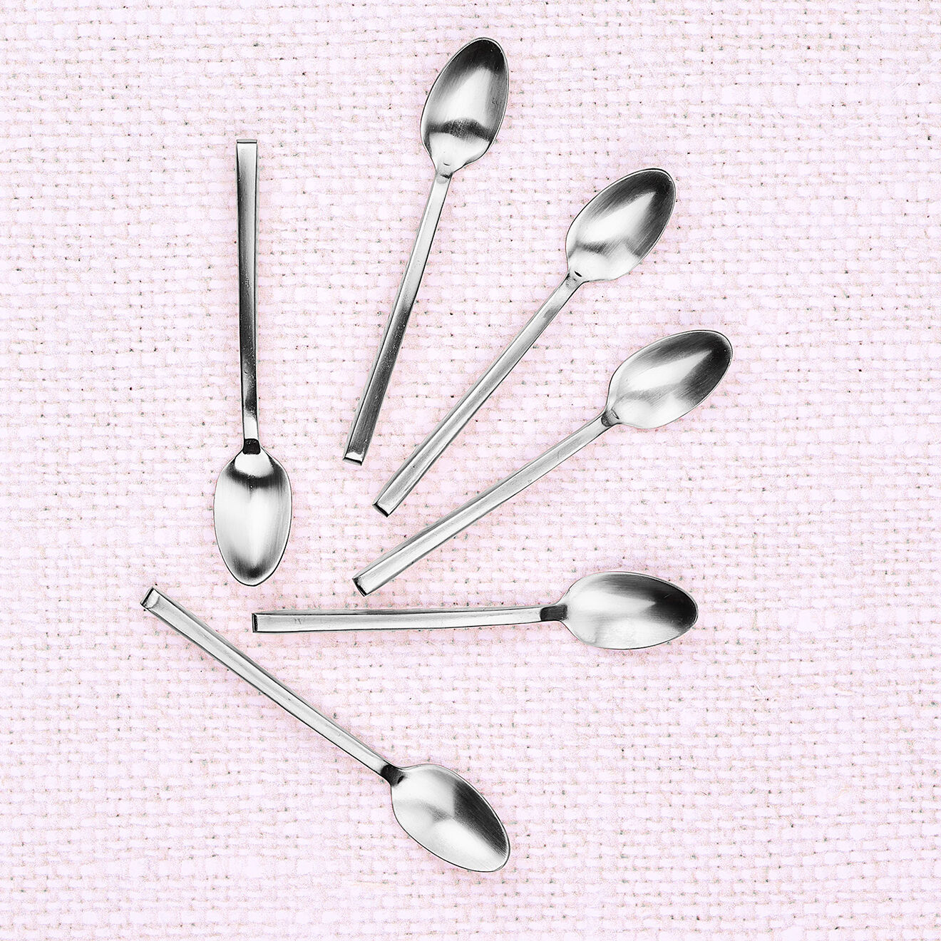 Bjorn 6 Petites cuillères Olaf inox mat