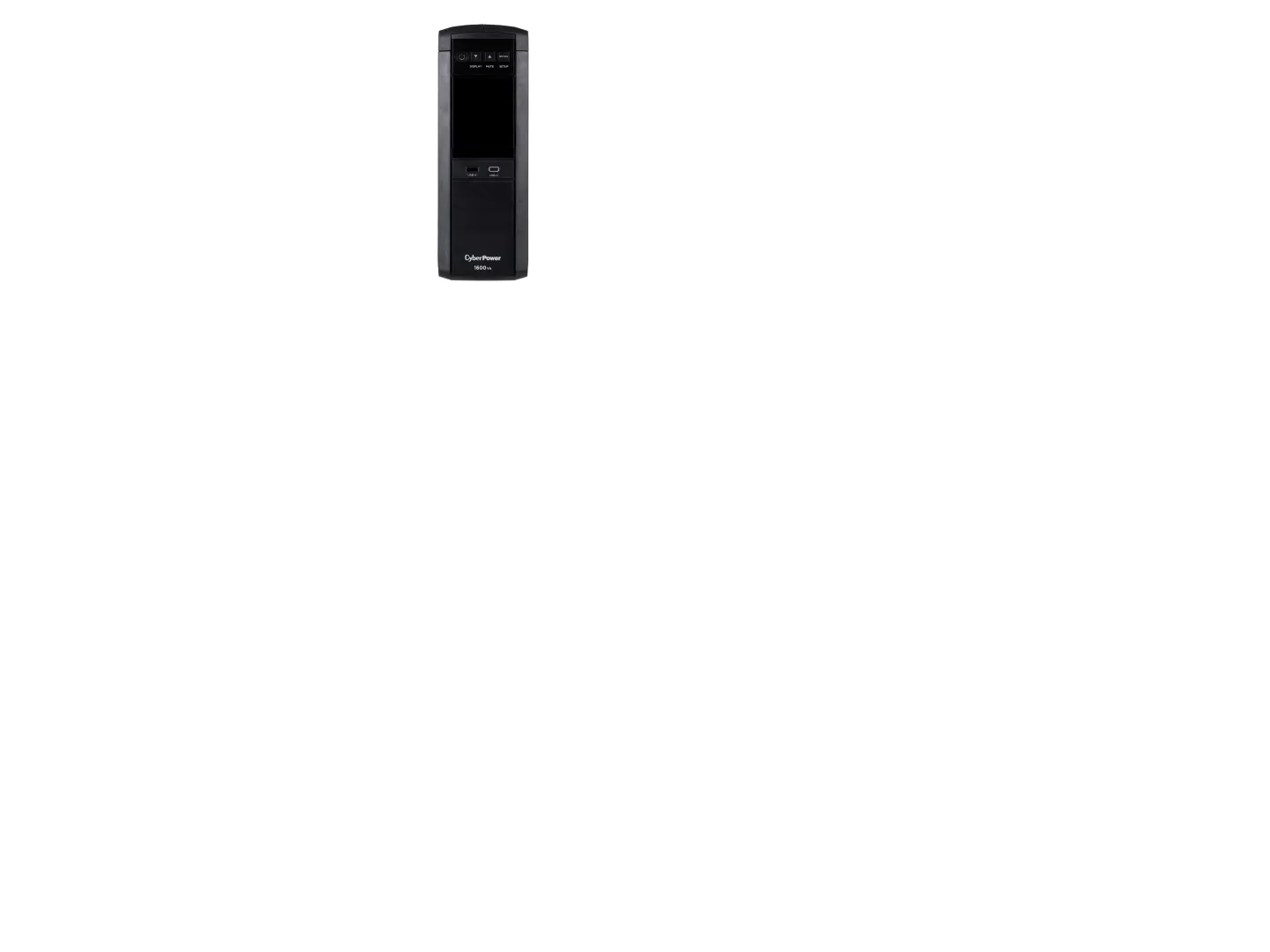 CyberPower - UPS - AC 220/230/240 V - 1000 Watt - 1600 VA - 1 x batteri - Blysyre - USB, RS-232 - output-stikforbindelser: 6