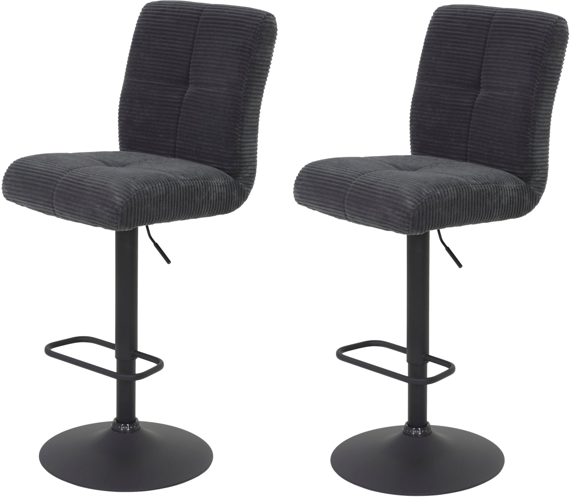 HELA Barhocker »LENI« Set, 2 Stk. tlg. Komfortsitz mit Federkorb