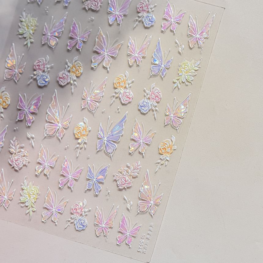 dainlili - Vlindernagelstickers