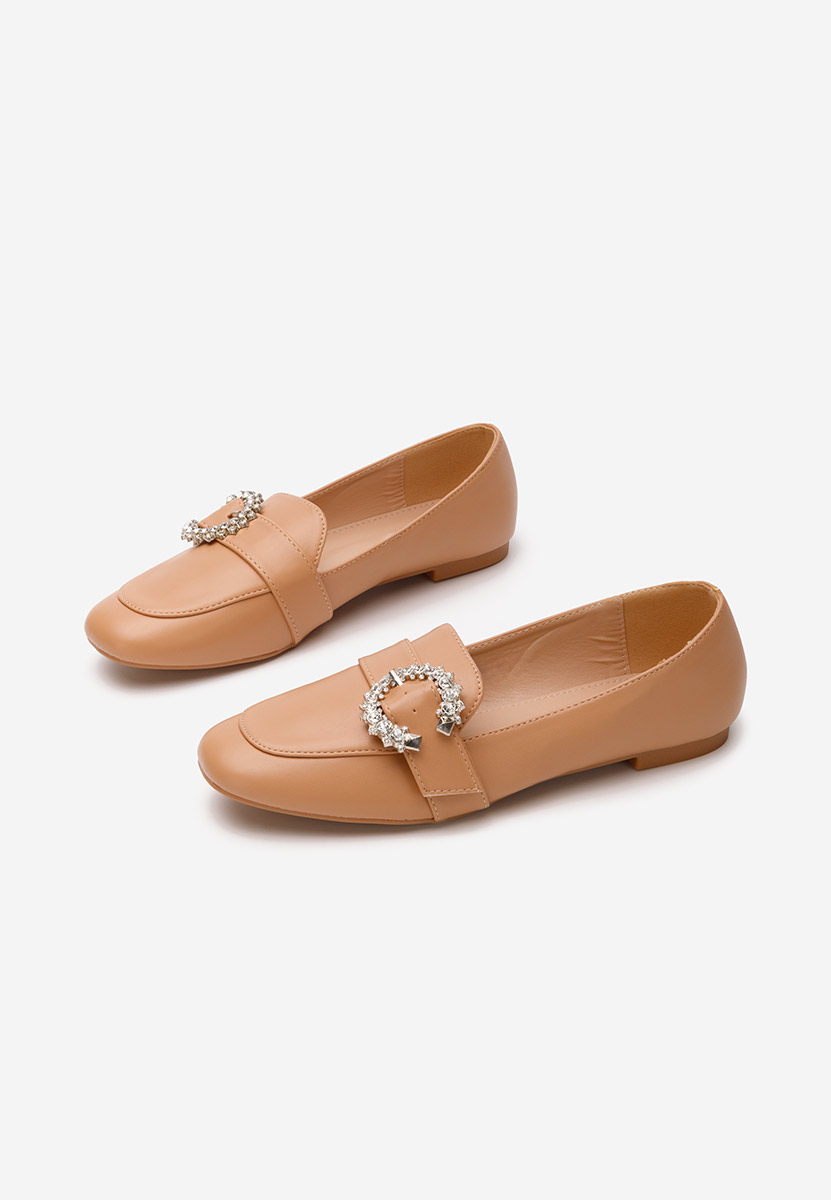 Mocassins élégants femme chameau Madalena