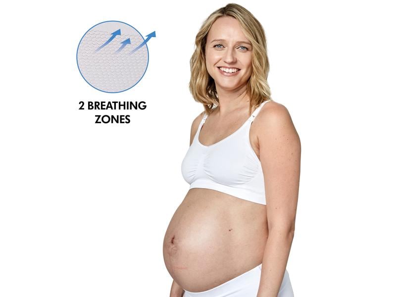 MEDELA Still-BH Keep Cool Weiss Gr. M Atmungsaktiver Schwangerschafts- und Still-BH