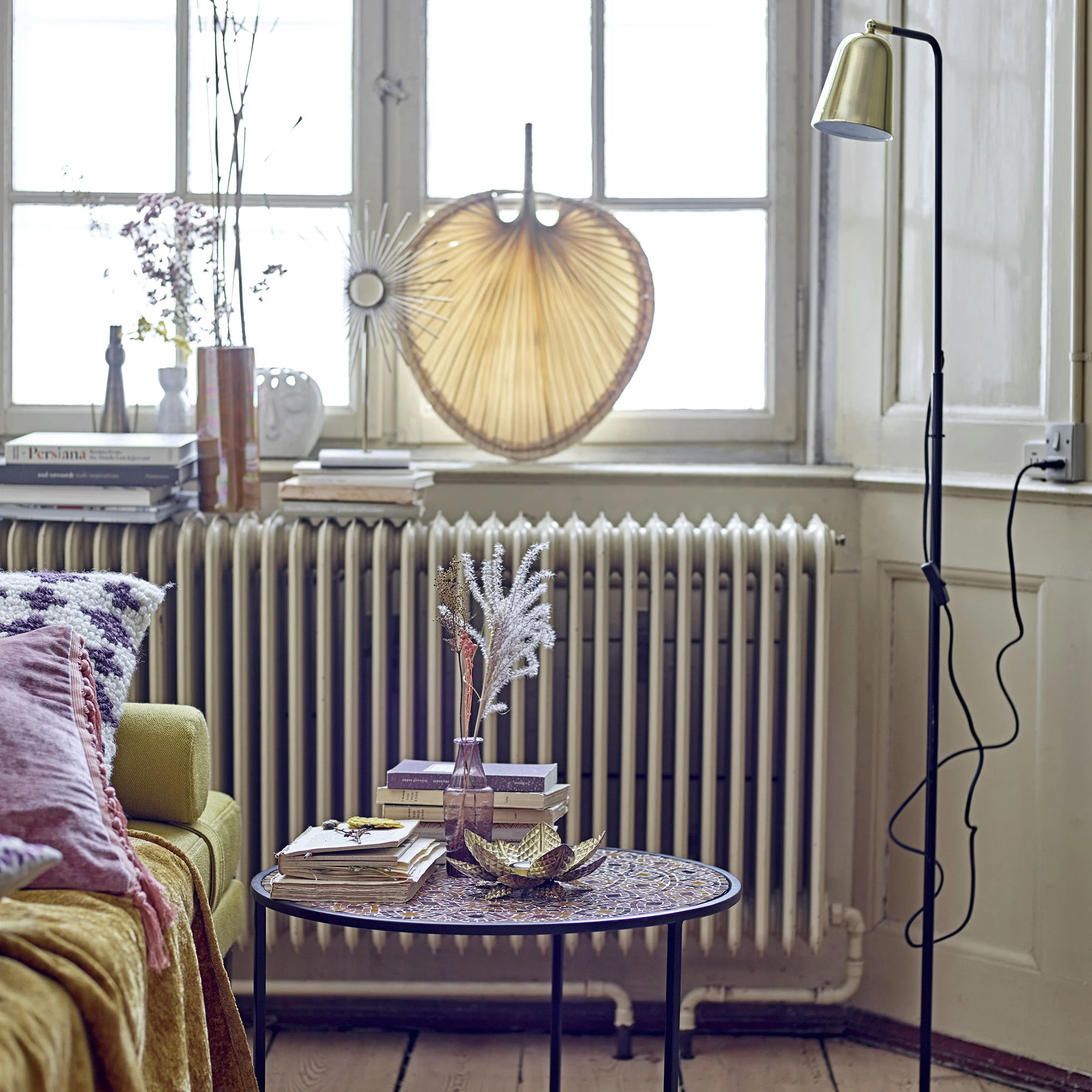 OUMOU - Décoration murale fibre végétale | Beige