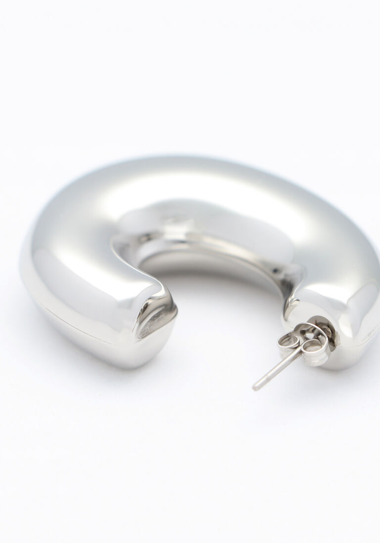 NOTRE-V zilveren notre-v oorbellen earring big