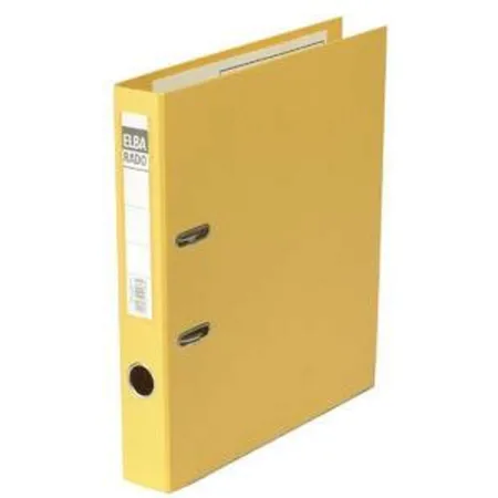 Elba 100022620 Ordner radoplast KL A4 50mm Schlitze Rückentasche, gelb