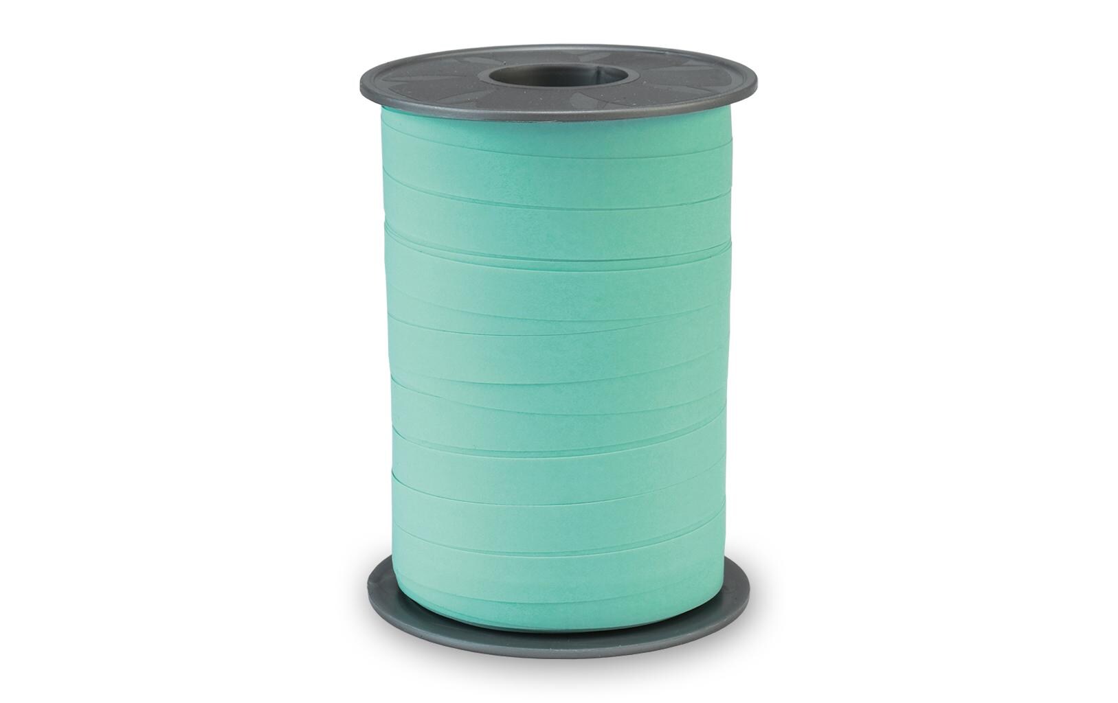 Geschenkband Opak Matt 1 cm x 200 m, MintKräuselband für Geschenke