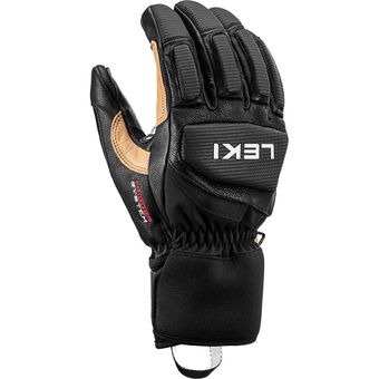 Leki Griffin Pro 3D Fingerhandschuhe Black / Tan