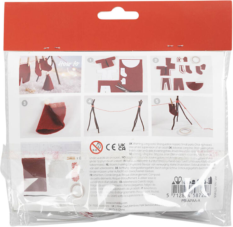 Creativ Company Mini DIY Kit Nissens Dør, Vasketøj