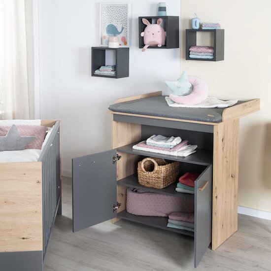 Anna Commode à langer   Anthracite        de               Roba