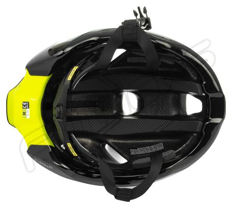 Casque Aero Kask Utopia Noir Jaune Fluo