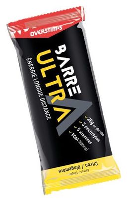 Barre Energétique Overstims Ultra Citron/Gingembre - 40g