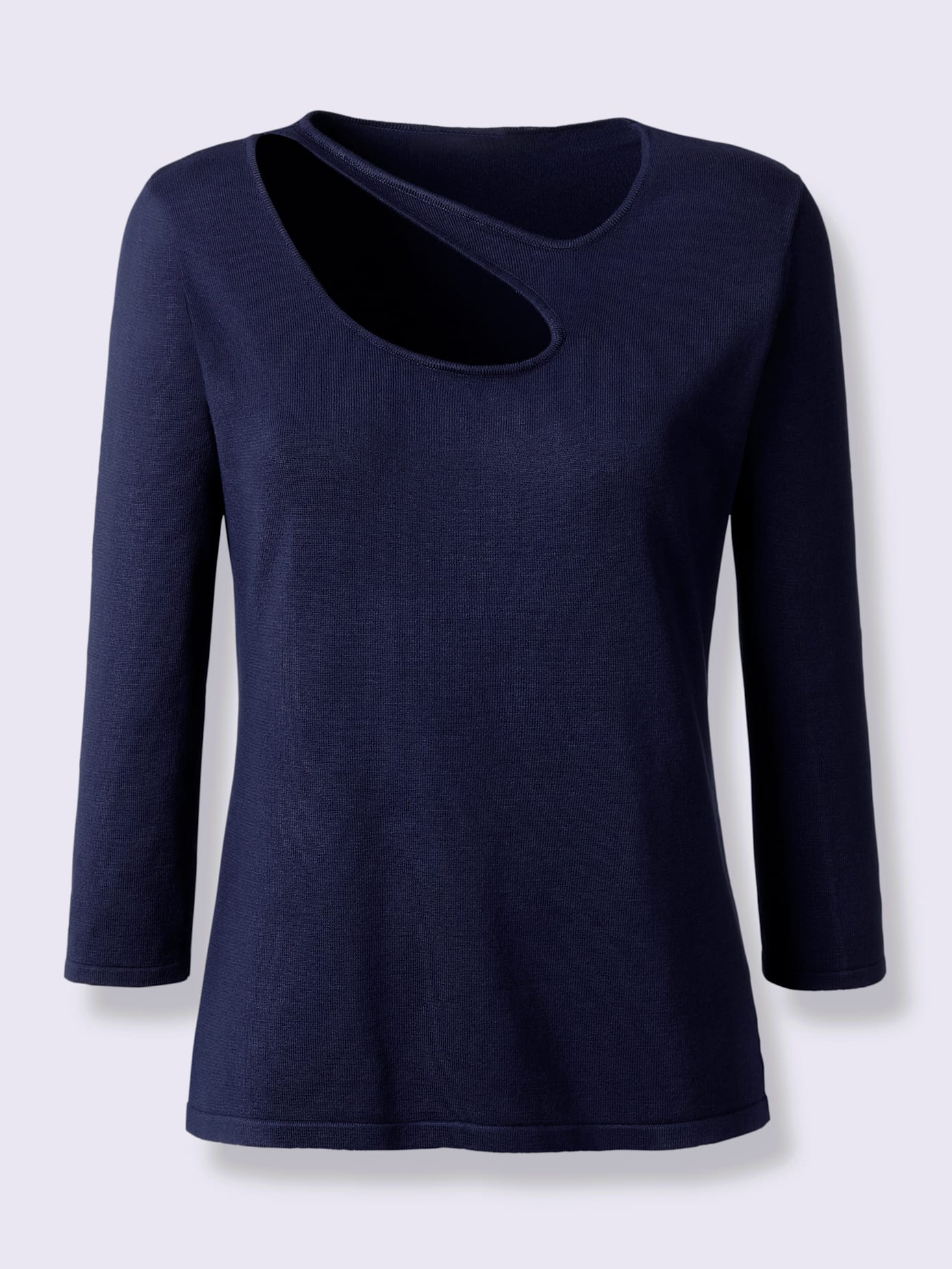 Pull encolure raffinée