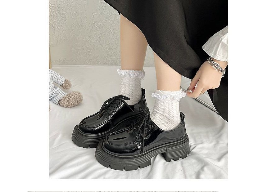 Asterisk - Platform veterschoenen