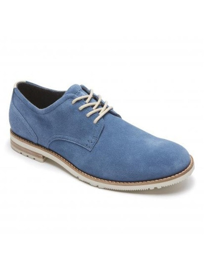 Rockport Ledge Hill 2 Plain Toe Oxford Shoes Blue
