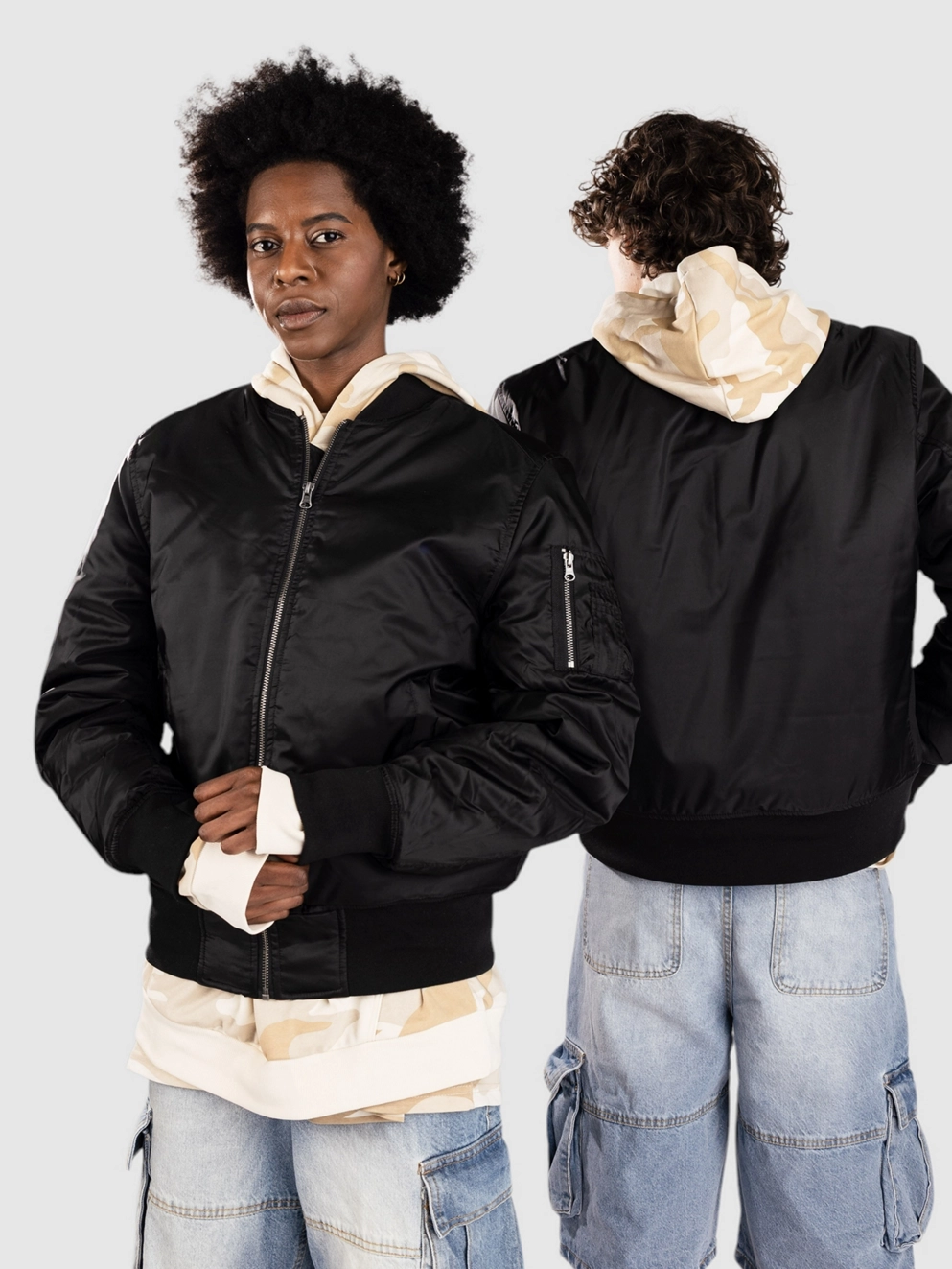 Urban Classics Basic Bomber Jacket black