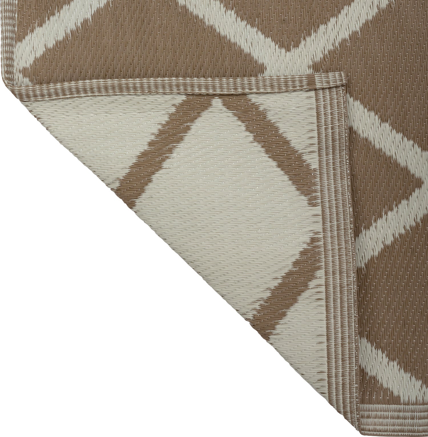 Intratuin buitenkleed Donna bruin / beige 150 x 210 cm