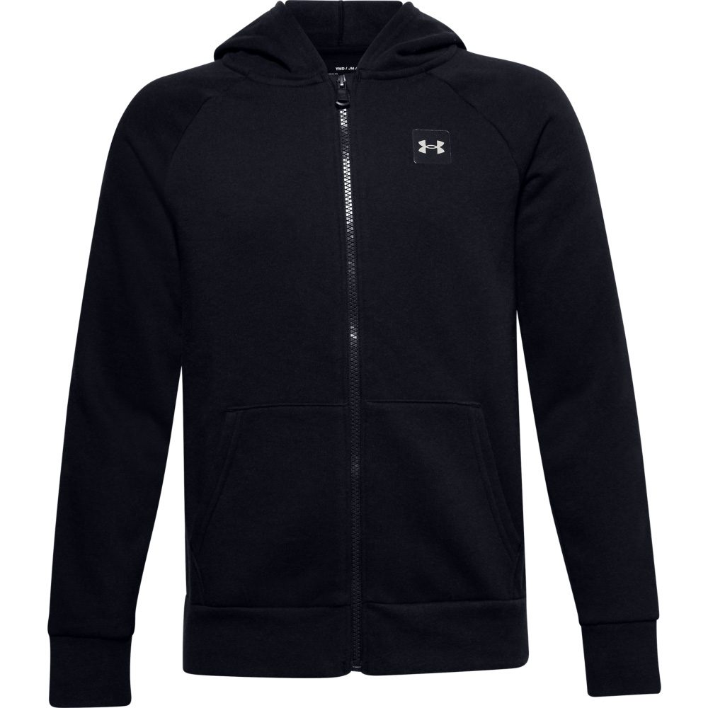 Under Armour Rival Fleece Kapuzenjacke Jungen schwarz