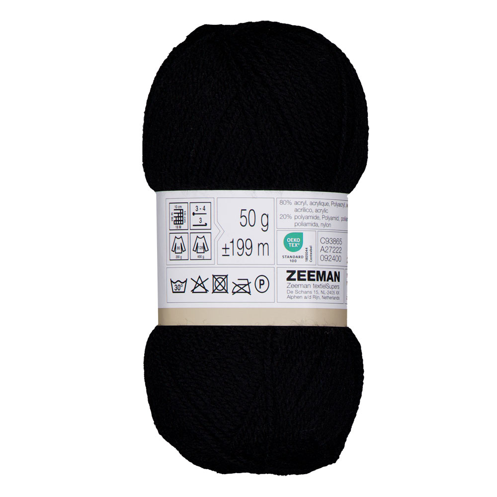 Supersoft   Breigaren Zwart kopen? Goed en goedkoop