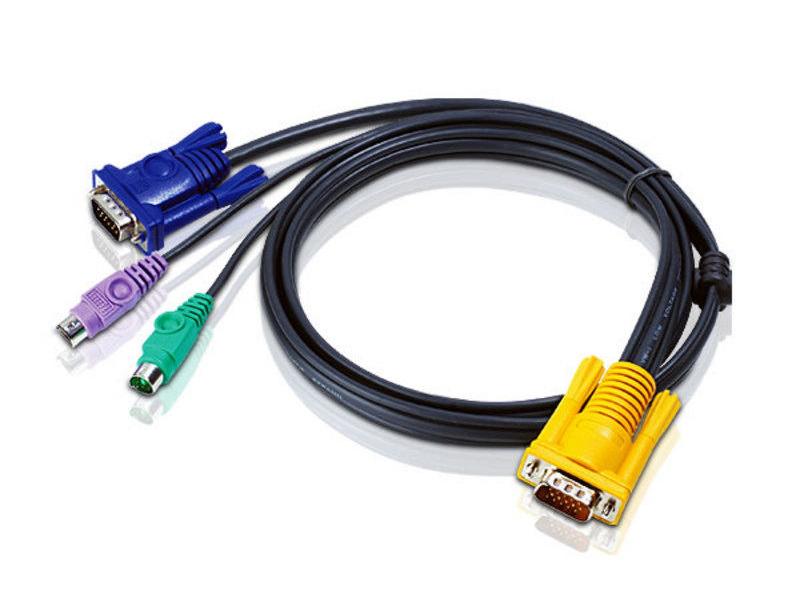 Aten KVM-Kabel 2L-5206P PS/2-VGA-KVM-Kabel, 6 m
