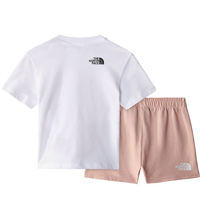 The North Face Shortss?t - T-shirt/Shorts - Pink Moss/Hvid
