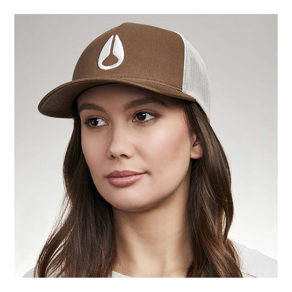 Nixon CAMIONNEUR ICONED - Casquette brown/off white