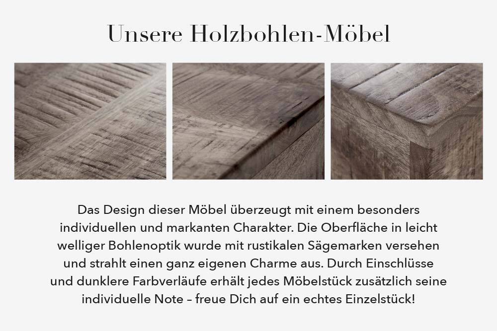 Runder Couchtisch DRUMP STORAGE 60cm gold schwarz Mangoholz Metall mit Stauraum Hammerschlag
