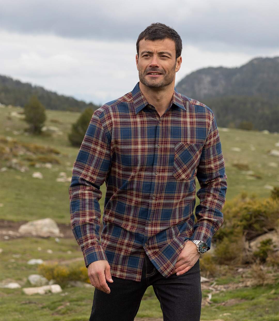 Chemise Flanelle à Carreaux Automnale