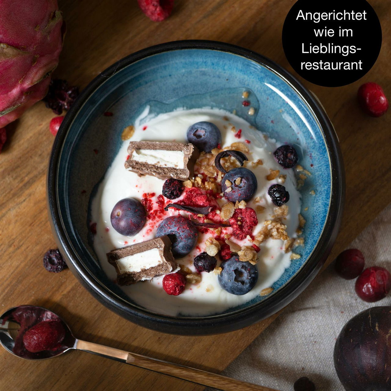 Moritz & Moritz Dessertschale blau 4-tlg. Reaktiv