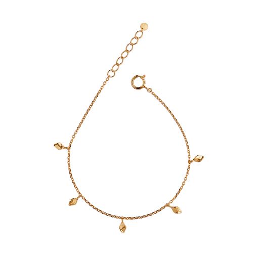 Stine A Tout Petit Ile De L'amour Bracelet, Guld, 17,5 cm