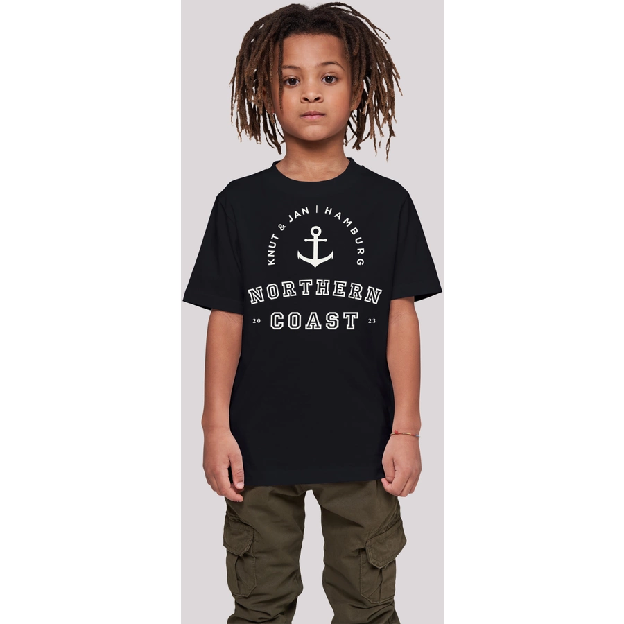 F4NT4STIC T-Shirt Northern Coast Knut & Jan Hamburg schwarz