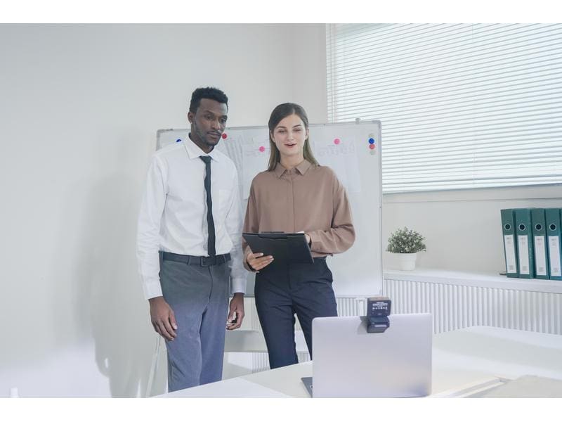 Obsbot Meet USB AI Webcam 4K 30 fps AI-gesteuert, virtuell Hintergrund 4K Webcam