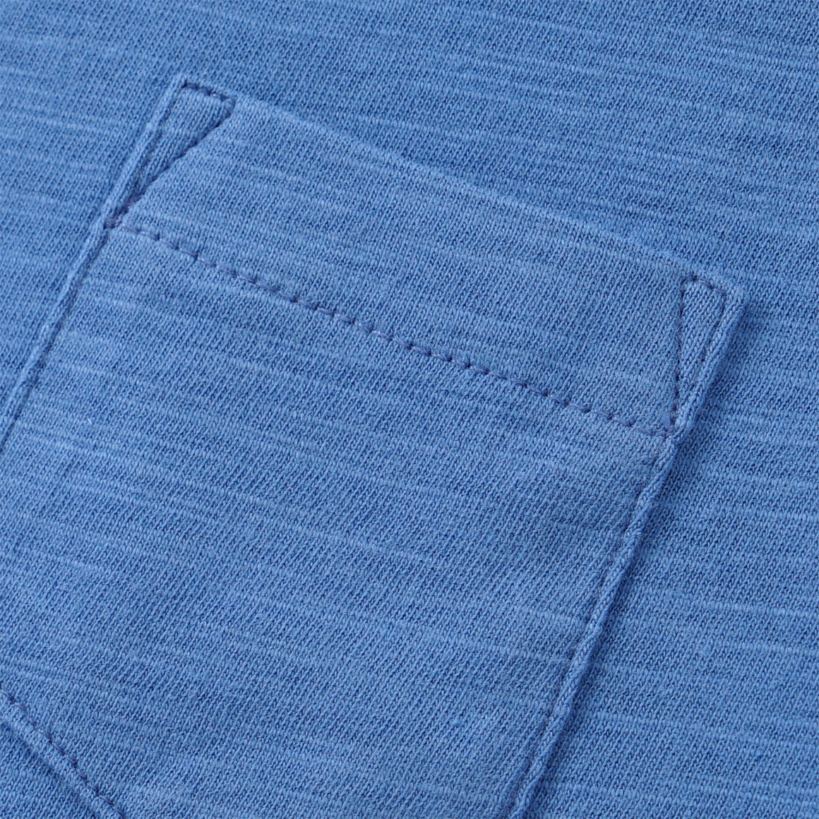 Topomini Baby T-Shirt mit Brusttasche blau