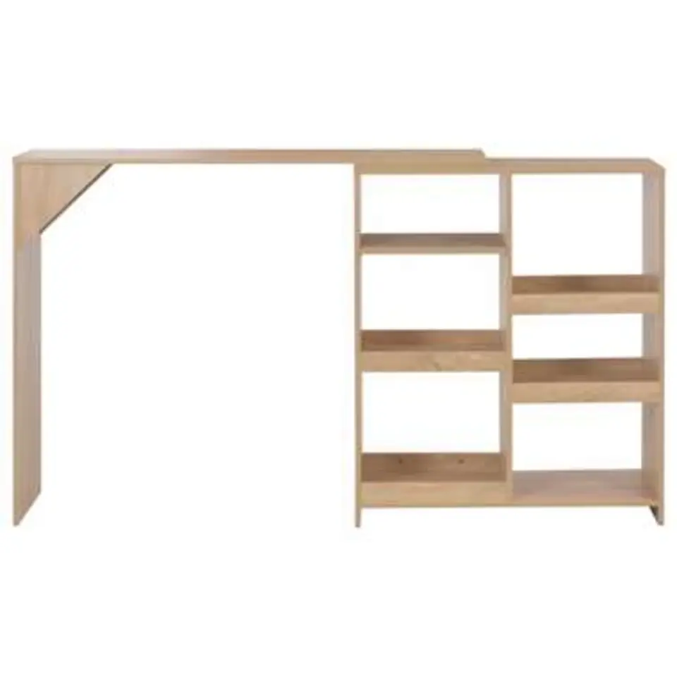 vidaXL - Bartafel - Bruin - Bewerkt hout