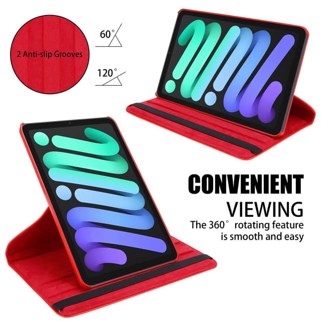 Etui iPad MINI 6 (8.3 tomme) Case Cover (Rød)