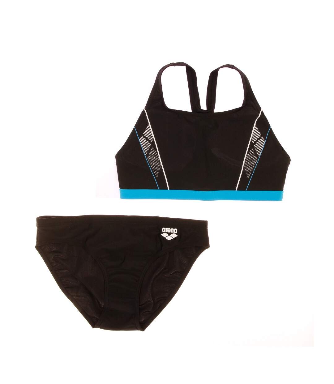 Maillot de bain 2 pièces noir femme Arena Skid