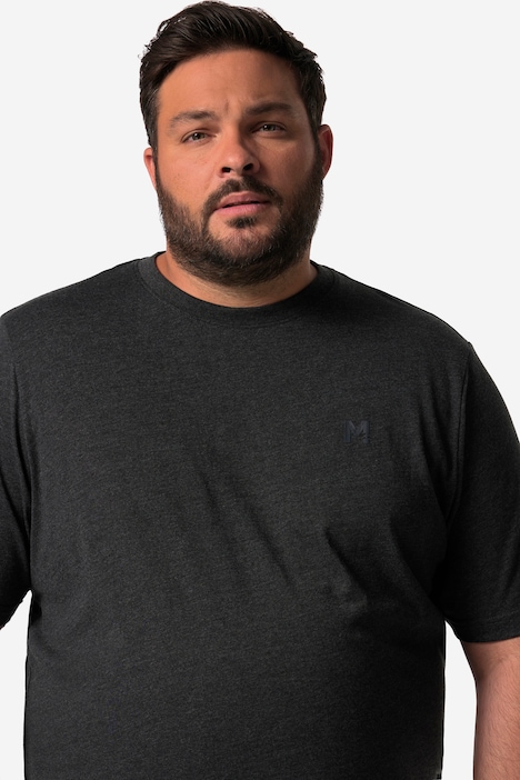 Men+ T-Shirts, 2er-Pack, Bauchfit, Basic, Halbarm, bis 8 XL