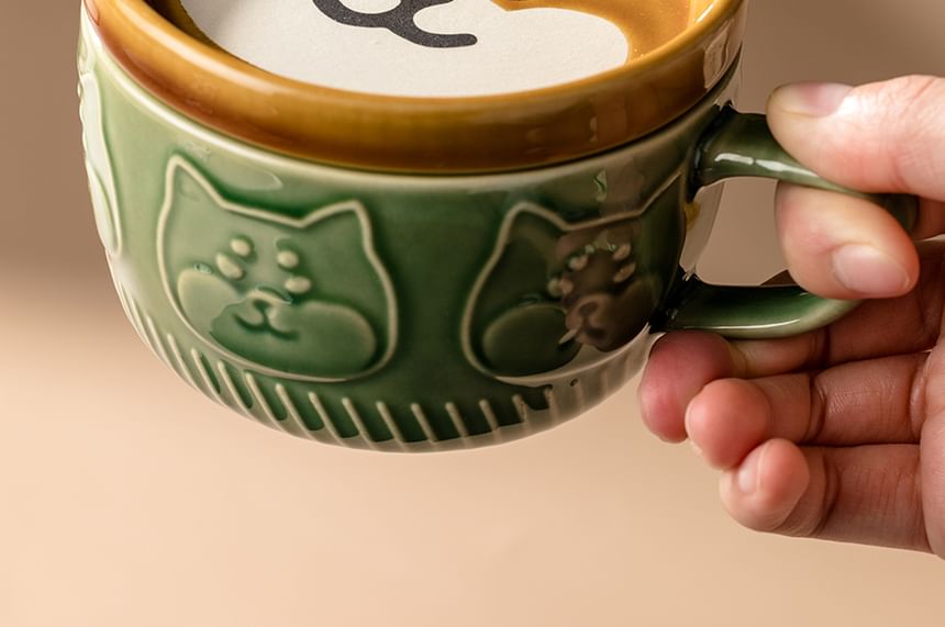 Koringa - Dierlijke keramische drinkbeker / lepel / set (verschillende ontwerpen)