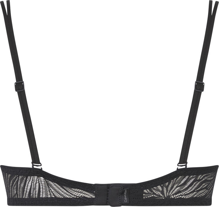 Calvin Klein Lightly lined demi-plunge bra Black