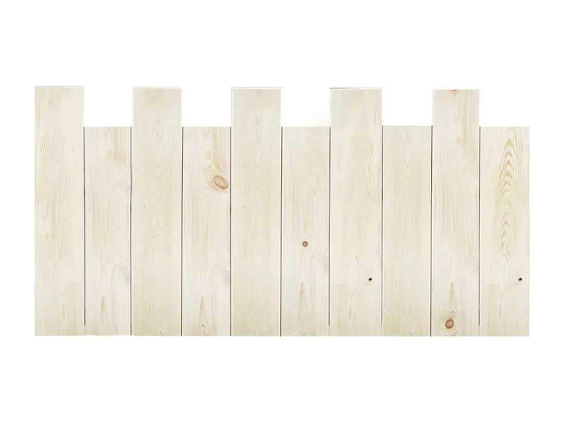 Tête de lit en bois de sapin naturel 160x80cm