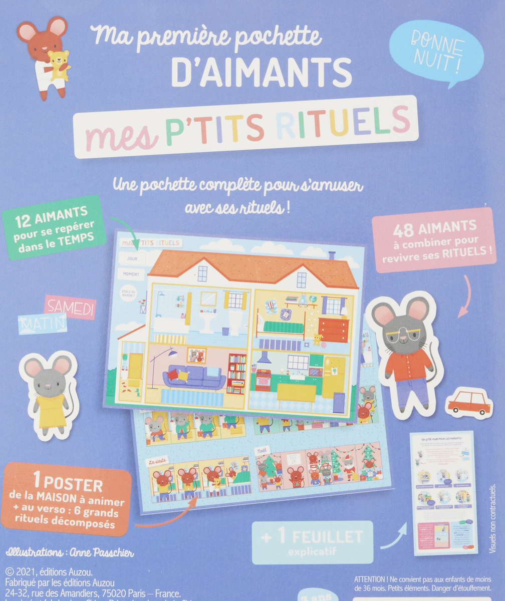 AUZOUMA PREMIÈRE POCHETTE D'AIMANTS - MES P'TITS RITUELS