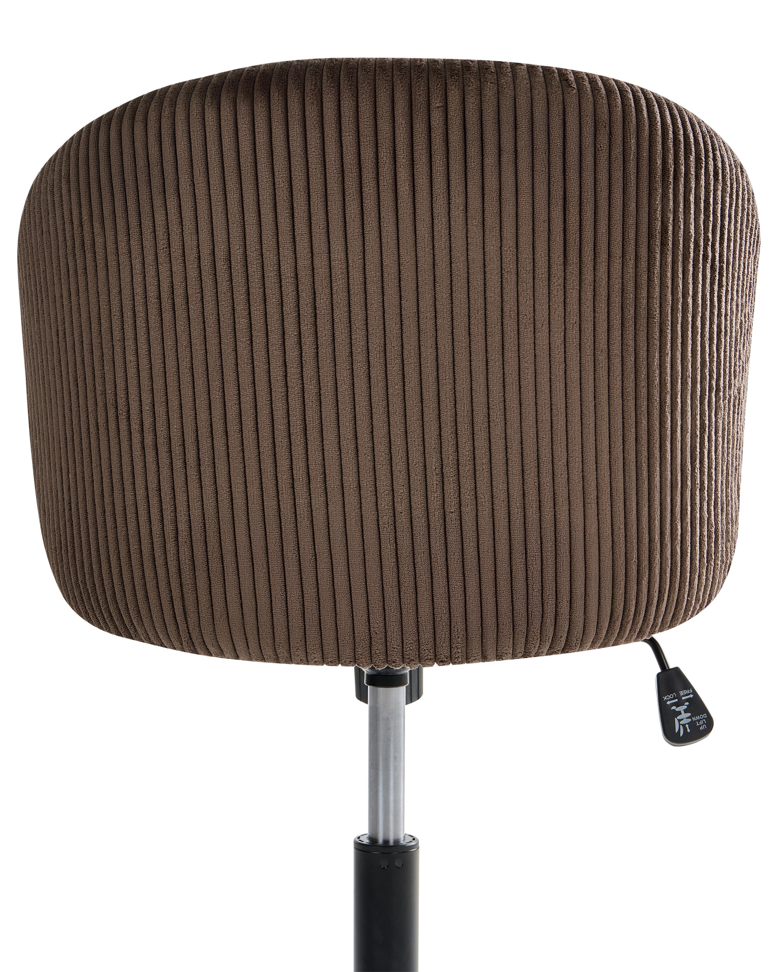 Bureaustoel MILES Corduroy Donkerbruin