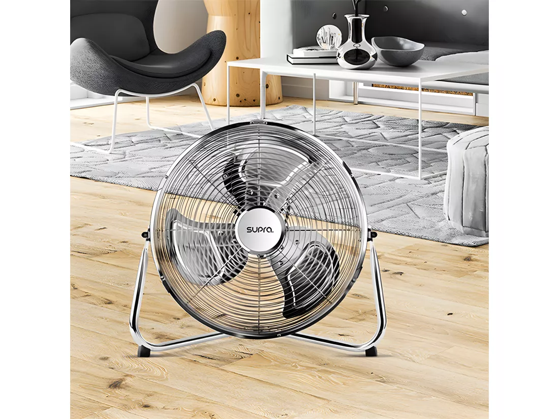 Supra Brasseur d'air 35cm 70w chrome - calista