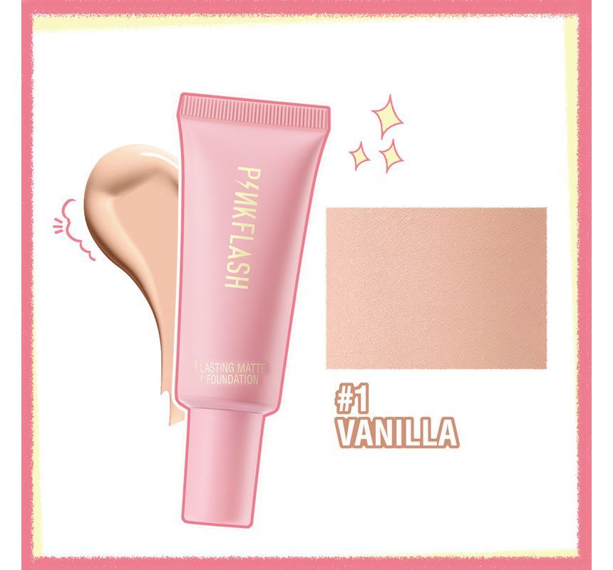 PINKFLASH - Lasting Matte Foundation - 6 kleuren