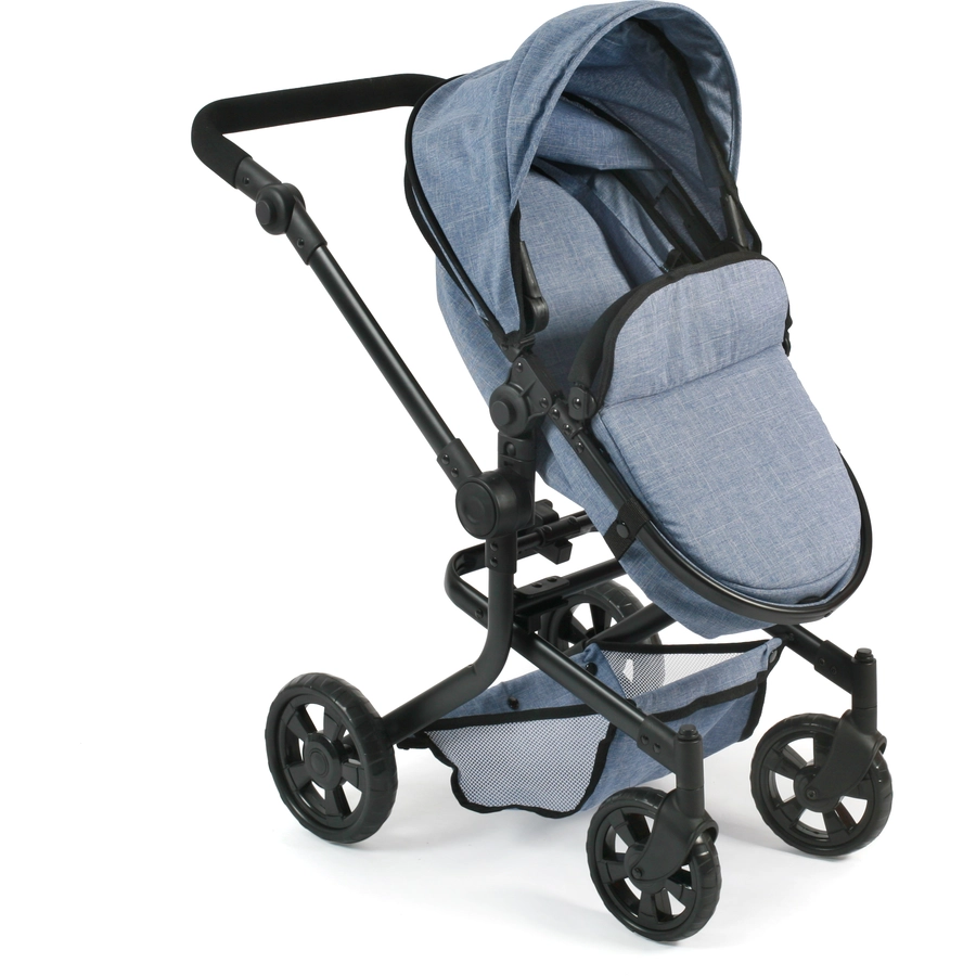 BAYER CHIC 2000 Kombi-Puppenwagen MIKA Jeans blue