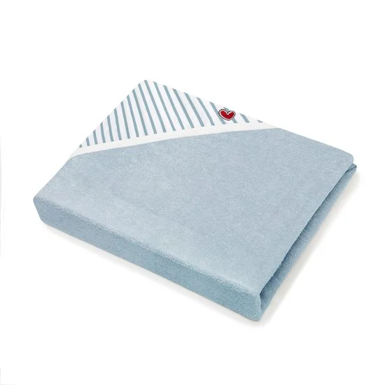 Serviette papillon bambou   Blue stripes        de               Babytolove