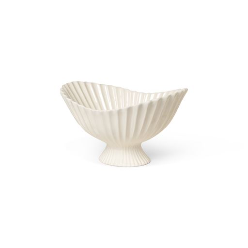 ferm LIVING Centrepiece Fountain Skål, Hvid, Ø33 cm