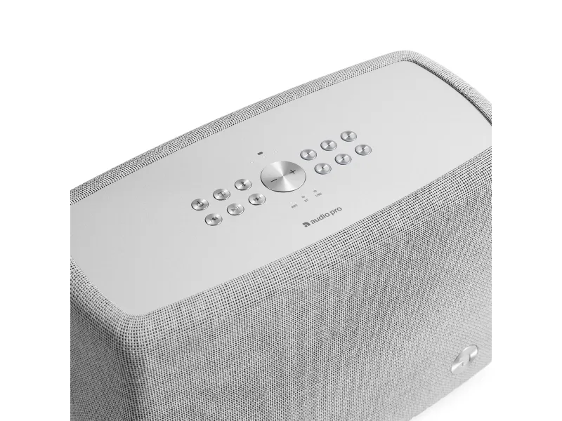 Audio Pro A15 - Højttaler - trådløs - Bluetooth, IEEE 802.11b/g/n/ac - 2-vejs - lysegrå